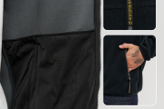 Флиска мужская Jack Wolfskin чёрная тёплая