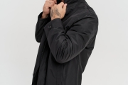 Мужской плащ Jeans Town 2524 чёрный классический