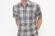 Мужская рубашка Montana с коротким рукавом 16-047
