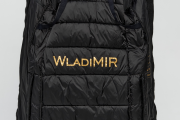 Пуховик женский Wladimir HM18 длинный чёрный