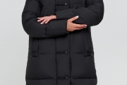 Зимняя  женская куртка Wladimir 2530 чёрная длинная