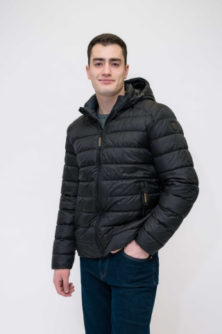 Демисезонная мужская куртка Talifeck  51108  черная 