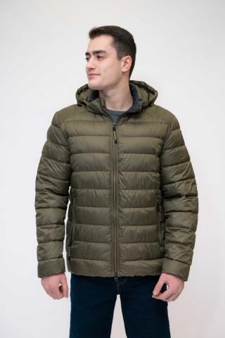 Демисезонная мужская  куртка Talifeck 51108-1 хаки 