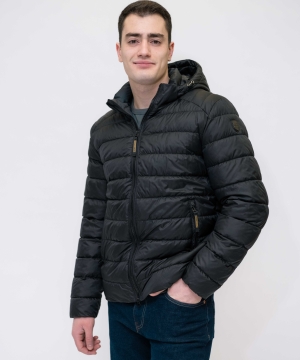 Демисезонная мужская куртка Talifeck  51108  черная 