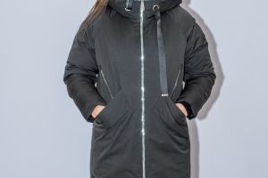 Зимняя женская куртка Evacana 1038 Черная