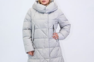 Зимняя женская куртка Evacana 1046 Серая 