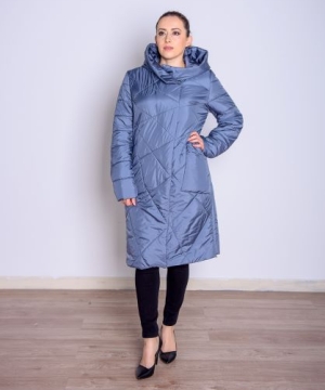 Демисезонная женская куртка Miegofce 21180 Голубая 