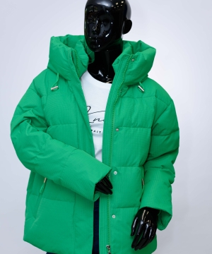 Зимняя женская куртка Ecimeer M 33 зеленая