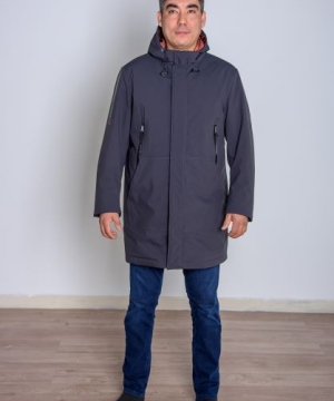 Демисезонная мужская куртка Vivacana 809 Серая