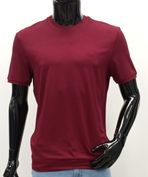 Мужская футболка Caporicco  8548 бордовая