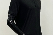Мужская футболка поло Caporicco 20040 черная