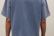 Мужская футболка  варенка Jeans Town 2024 светло-голубая 