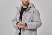 Демисезонная мужская куртка Talifeck 50856 Светло-серая