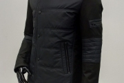 Демисезонная мужская куртка City Class 8108 черная короткая